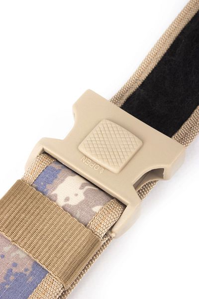 İZMİR ASKERİ MALZEME Air Force Camouflage Color Plastic Buckle Military Palaska Belt