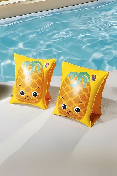 Go İthalat Children's Sea Sleeve Patterned 30X15Cm 5-12 Years Old Swimming Bagel Pool Sleeve Girls Boys Sleeve & Bagel