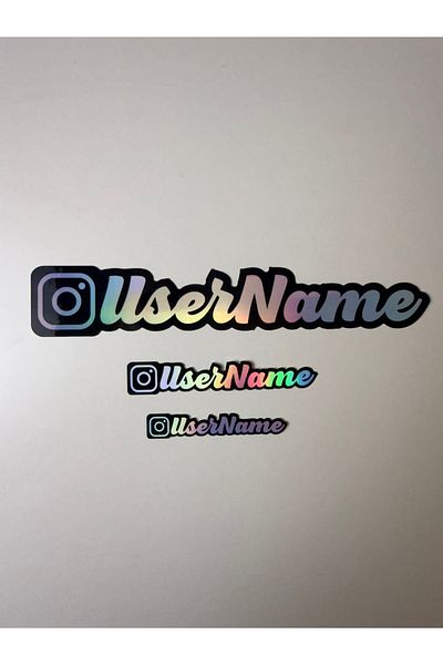 cakaybu Personal Instagram Handle Car Sticker