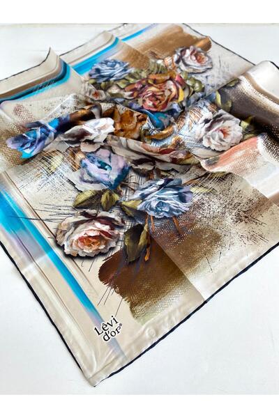 Levidor Μεταξωτό μαντήλι Tivil 46961 Κρεμ Μικτό σχέδιο