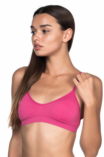 Emay Plum Mi 4020 Padded Thin Strap Bustier