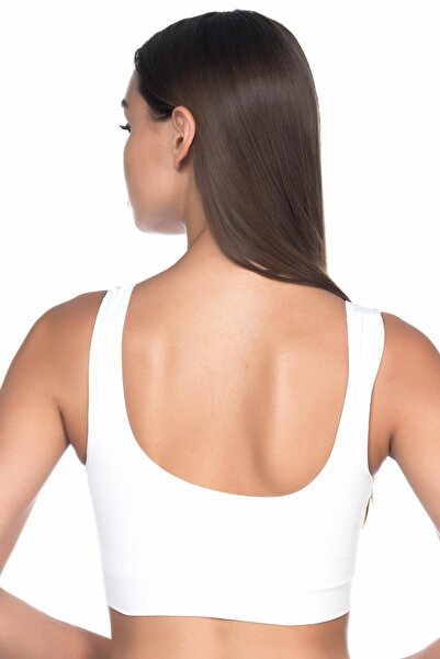 SATTIM Opportunity Byr White Mi 4021 Pad Thick Strap Bustier New