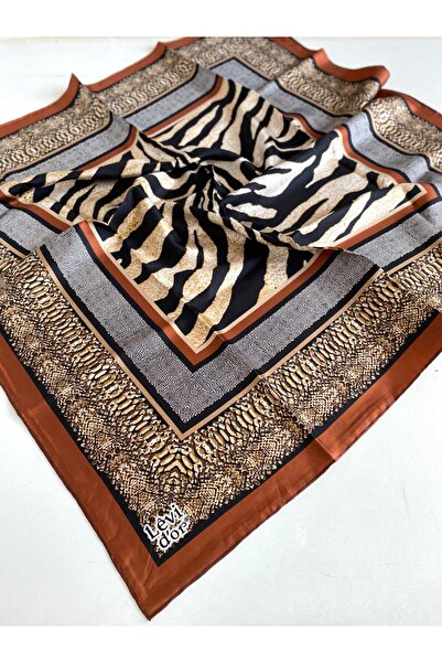 Levidor Eșarfă de mătase Tivil 46942 Maro Model mixt