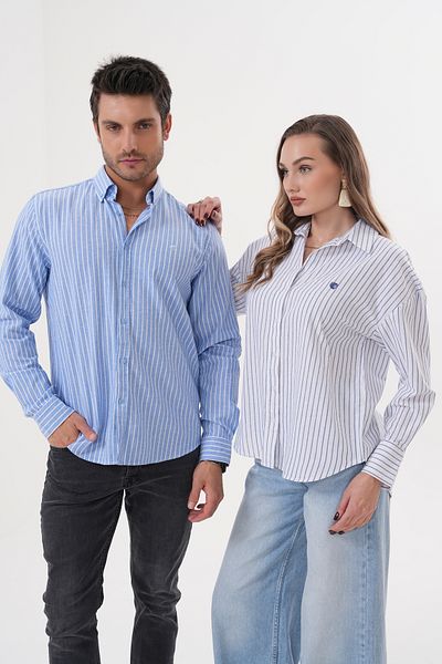 Catto Peak Men's Striped 100% Cotton Regular Men's Shirt