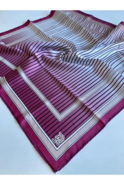 Levidor Tivil копринен шал 39262 Розов смесен мотив