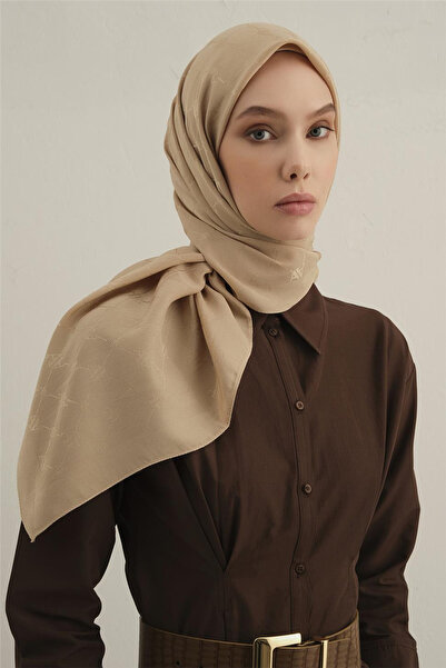 Armine Lyocell Eşarp 4 95 X 95 Gold - 04