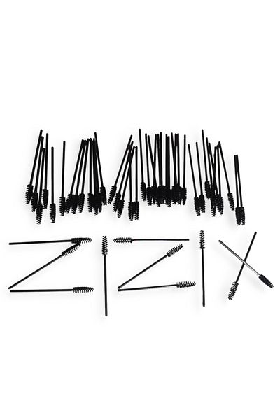 zizix Eyelash and Eyebrow Brush Set 50 Pack