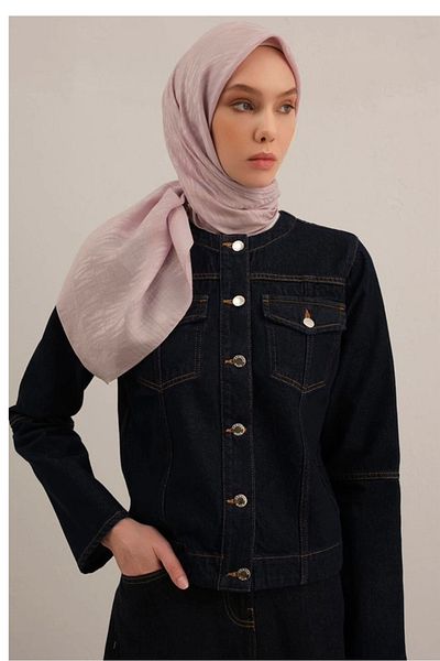 Armine Φουλάρι Lyocell 3-43 Λιλά με σχέδιο 47359