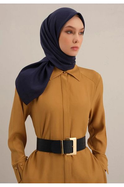 Armine Φουλάρι B.lyocell 02 Σκούρο Μπλε 47362