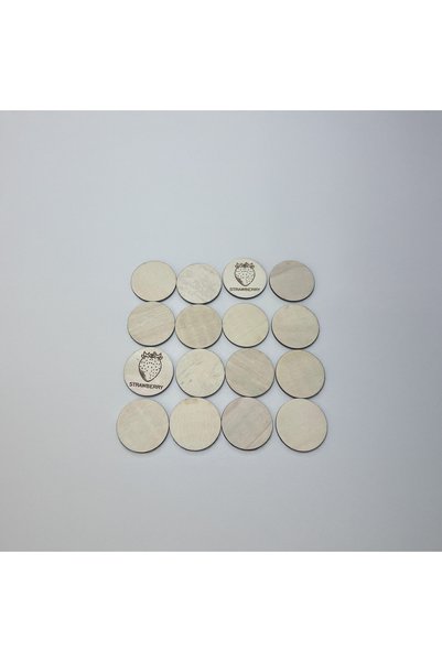 Ornavia Wooden Intelligence Cards Matching Game, Fruits