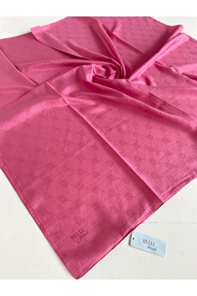 Belli وشاح جاكار Monogram الطازج 2-17 نمط Monogram وردي