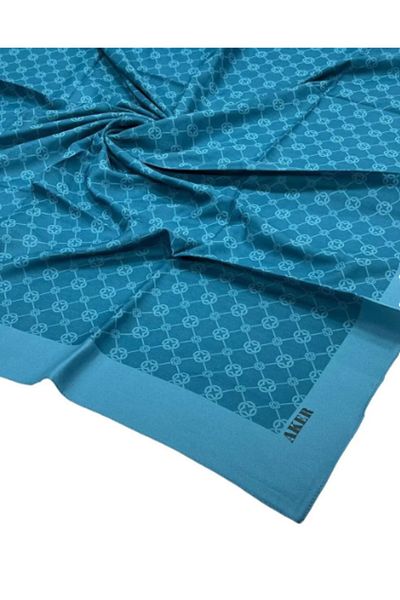 Aker Φουλάρι Turquoise Elegance Monogram 1090500-923