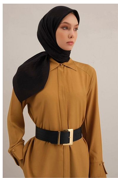 Armine Eșarfă Lyocell 3-03 Bleumarin cu model 47357
