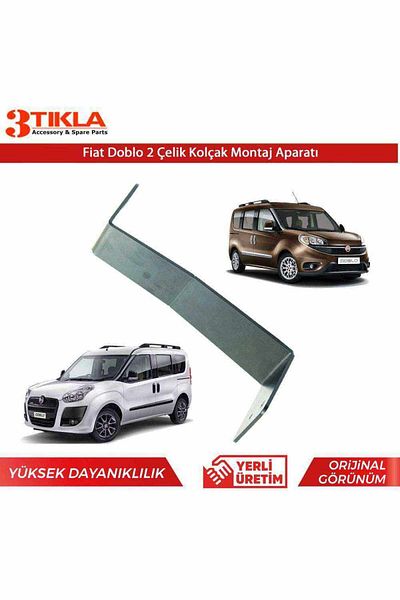 3 Tıkla Fiat Doblo 2010-2019 Steel Armrest Armrest Mounting Foot
