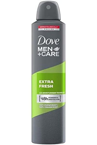 Dove Unilever Dove Men+Care Extra Fresh Anti-Perspirant Deodorant Aerosol Spray (250ml)