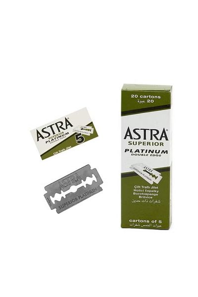 Astra Astra Superior Platinum Double Edge Razor Blades 100 Count Astra Preferred Razor
