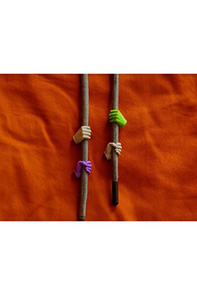 HobiHub 10 Çift Mini Yumruk İp Ucu Aksesuarı – Renkli PLA 3D Baskı – Tarzına Detay Kat