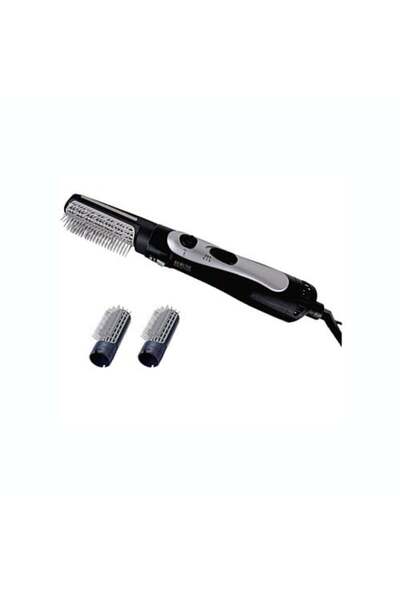 rebune مصفف الشعر بالهواء الساخن 2 في 1 من ري-2013 - فرشاة وملحق تكثيف، أسود