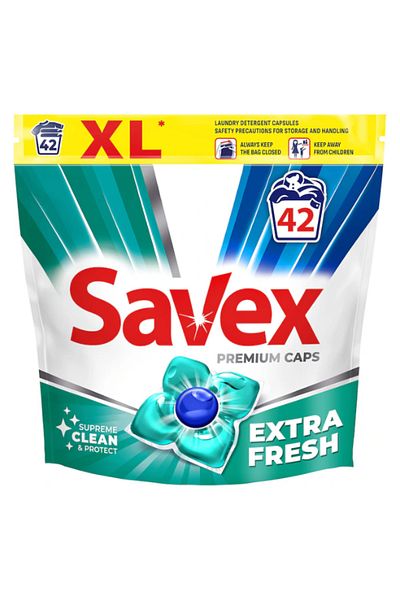 SAVEX Savex Super Caps Extra Fresh detergent, 28 washes