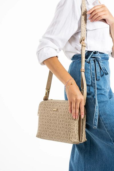 Just Polo Women's Printed Large Size Shoulder Bag 342044Pc