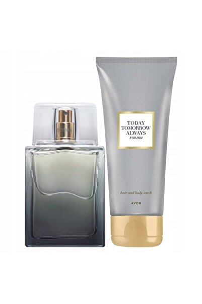 AVON Set Eau de Toilette 75 ml + Shower Gel 200 ml for Men, Avon Today Tomorrow Always, 2 Pieces