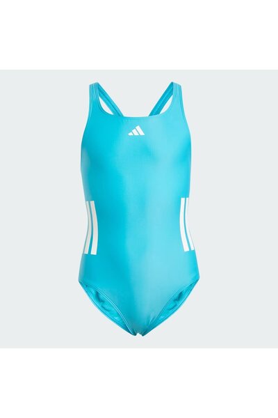 adidas 3 Stripes C-Back Çocuk Yüzücü Mayosu