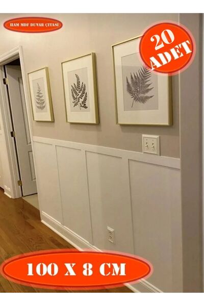 Nym Concept İskandinav Duvar Çıtası 100cm X 8 Cm Çocuk Odası Duvar Dekorasyon...