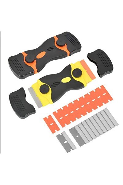 choice2 22 قطعة - مجموعة من 22 مكشطة بلاستيكية صفراء لإزالة ملصقات السيارات، ...