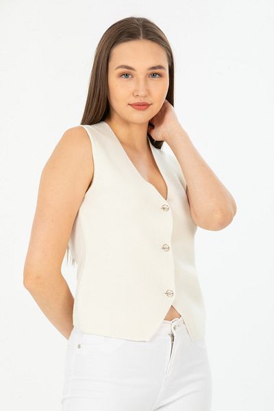 San&Fa 123200 Sanfa V-Neck Vest
