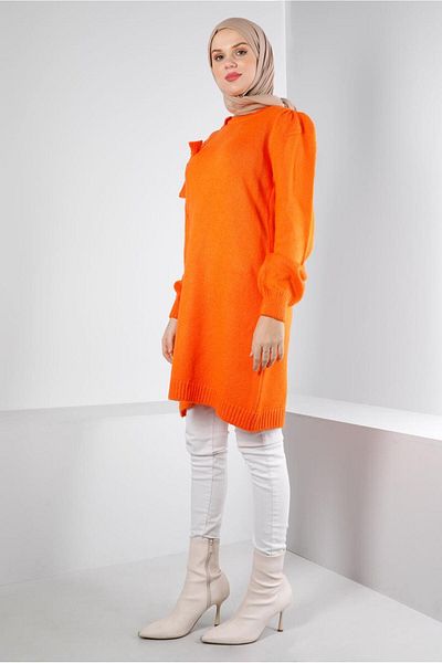 Alvina Knitted Patterned Knitwear Tunic 43186