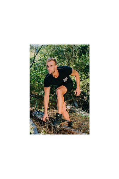 Guggen Mountain Wanderschuhe für Herren in schwarz