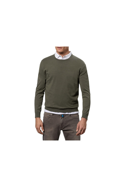 Pierre Cardin Strickpullover für Herren in olive