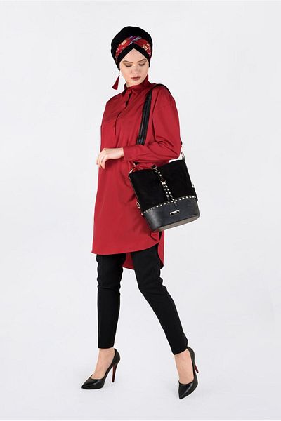 Alvina Front Half Button Tunic 4705