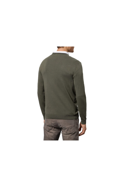 Pierre Cardin Strickpullover für Herren in olive