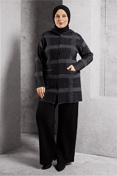 Alvina KAPÜŞONLU TRİKO HIRKA 20617