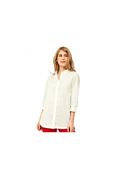 CECILIE COPENHAGEN Langarmbluse für Damen v bílé barvě
