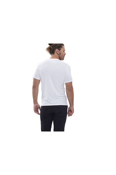 MEY Pyjama Kurz Für Herren In Weiß