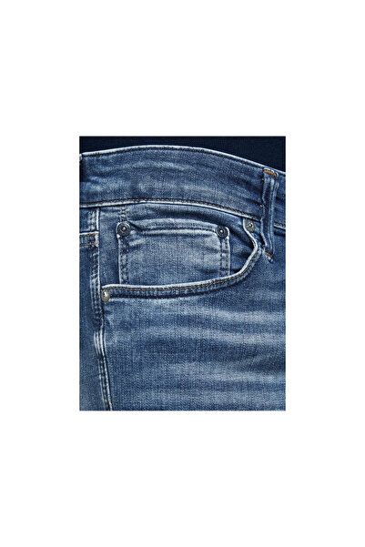 Jack & Jones Pánské látkové nohavice v modré barvě