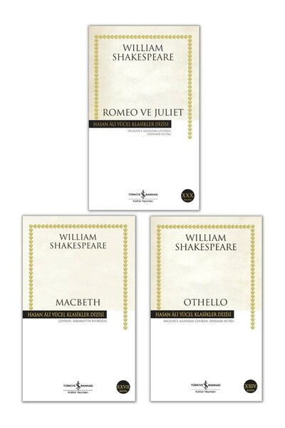 TÜRKİYE İŞ BANKASI KÜLTÜR YAYINLARI Romeo ve Juliet - Macbeth - Othello - Wil...