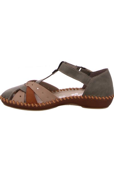 Rieker Sportliche Slipper für Damen in grün