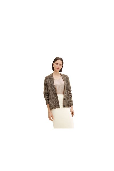 Tom Tailor Pulovr & Strickjacke für Damen v khaki barvě