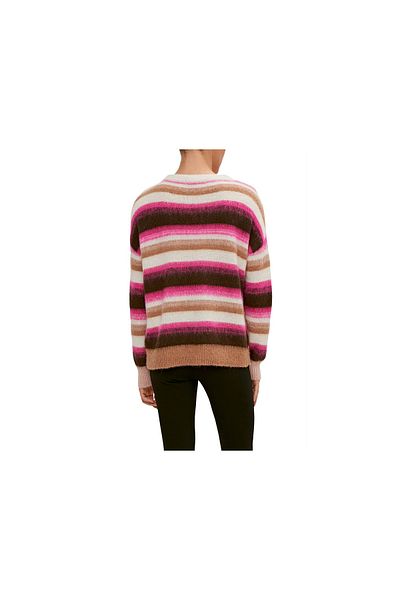 comma Turtleneck sweater for women in multicolored