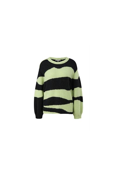 comma Turtleneck sweater for women in green