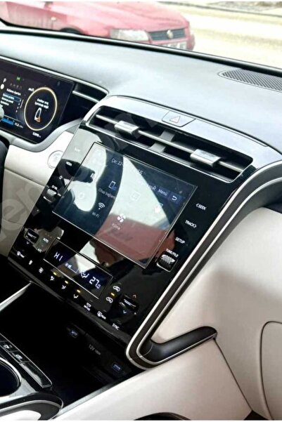 Hyundai̇ Tucson 2023 Uyumlu Multi̇medya Bi̇lgi̇ Ekran Kli̇ma Ekran Koruyucu Ppf Folyo