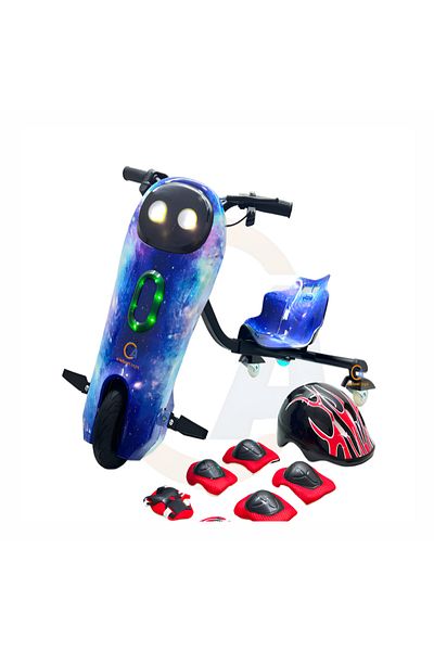 Generic Electric Drift Scooter | 36V | Galaxy Blue | 3 Wheels