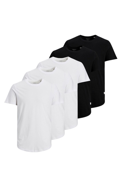 Jack & Jones T-Shirt Noa Kurzarmshirt 5er-Pack