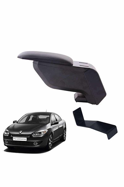 3 Tıkla Renault Fluence 2010 Black Armrest Armrest with Steel Foot Without Piercing