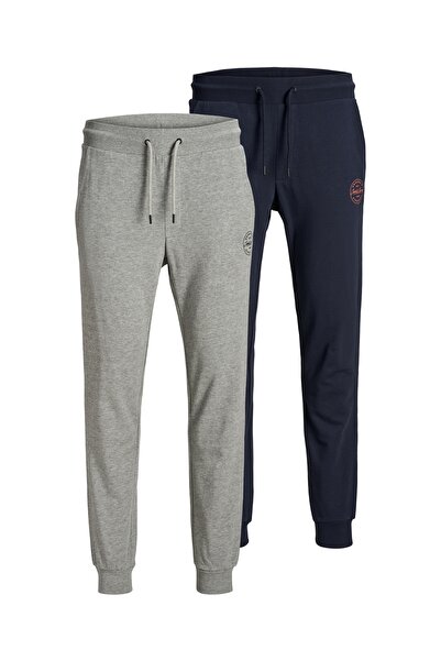 Jack & Jones Hose 2er-Pack Sweathosen in bequemer Passform mit Kordelzug