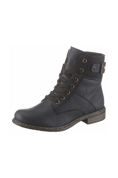 Rieker Schnür-stiefeletten Für Damen In Blau