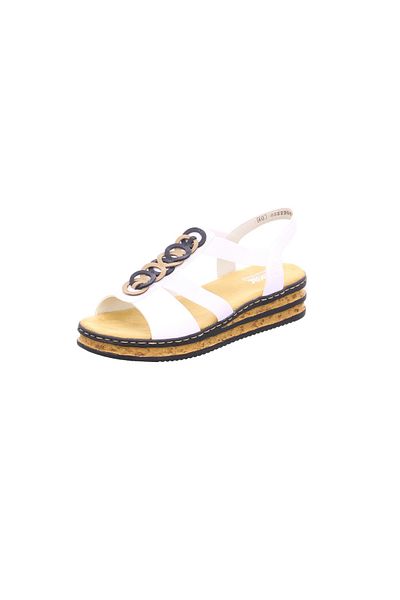 Rieker Keilsandalen Für Damen In Weiß
